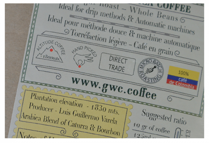 Coffee from Finca Los Naranjos, Caicedo – Colombia -Light roast coffee